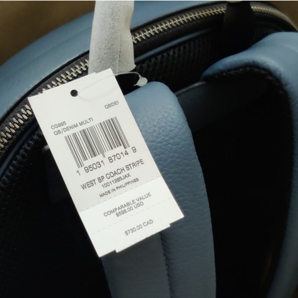 NEW! West Backpack Coach Stripe (Only 1 left!) - Picture 4 of 6